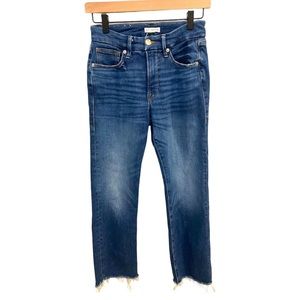 Good American Blue Straight Leg Jeans